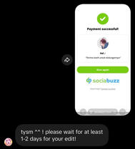 4. Screenshot and send prove of payment
